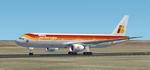 Repaint
                  of FS2002 default 777-300 in the colours of IBERIA,